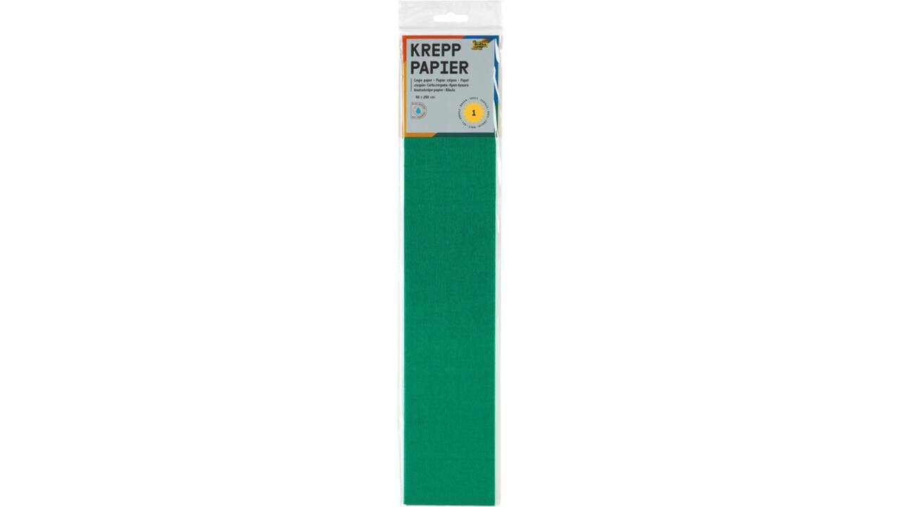 Crêpepapier Folia 50x250cm 10vel 141 mosgroen