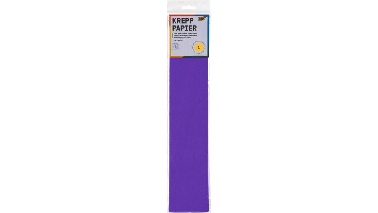 Crêpepapier Folia 50x250cm 10vel 122 donkerviolet