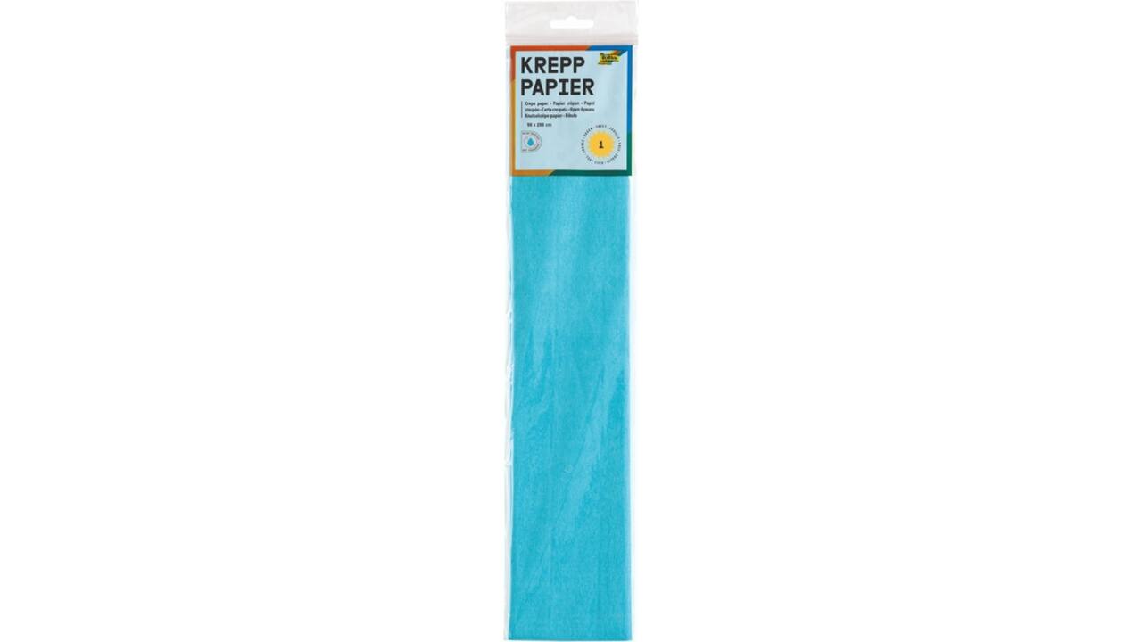 Crêpepapier Folia 50x250cm 10vel 120 lichtblauw