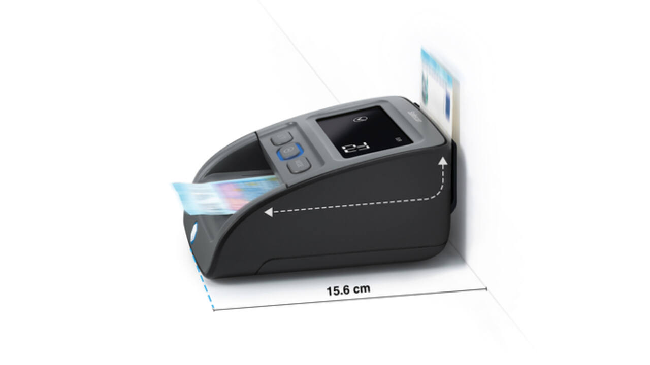 Valsgeld detector Safescan 155S automatisch zwart