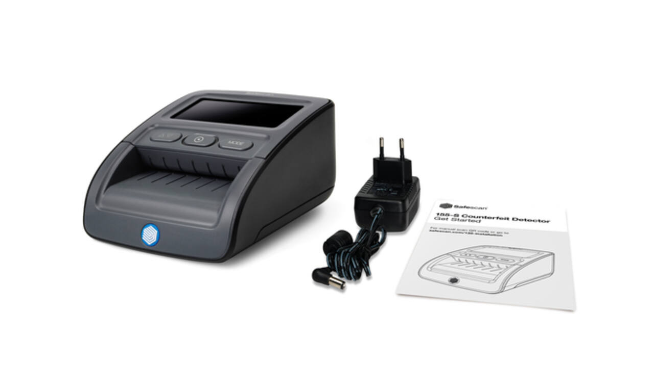 Valsgeld detector Safescan 155S automatisch zwart
