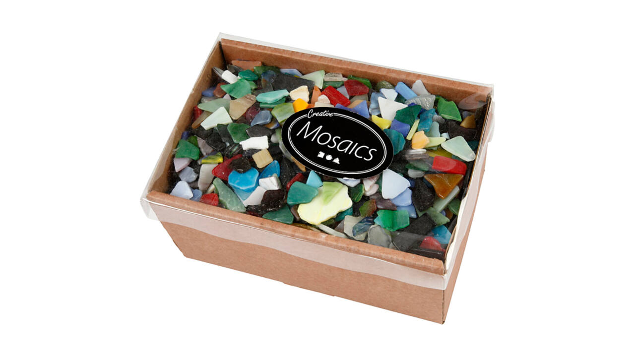 Mozaïek Creativ Company grootte 8-20mm dikte 2-3mm 2kg assorti