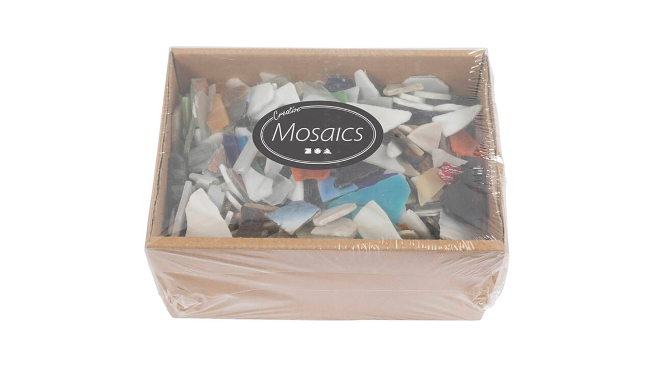 Mozaïek Creativ Company grootte 8-20mm dikte 2-3mm 2kg assorti
