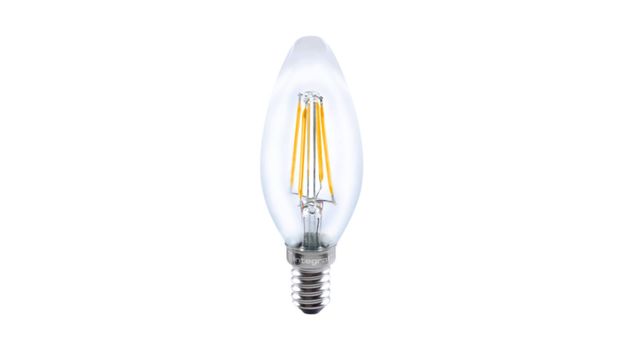 Ledlamp Integral E14 2700K warm wit 4W 470lumen