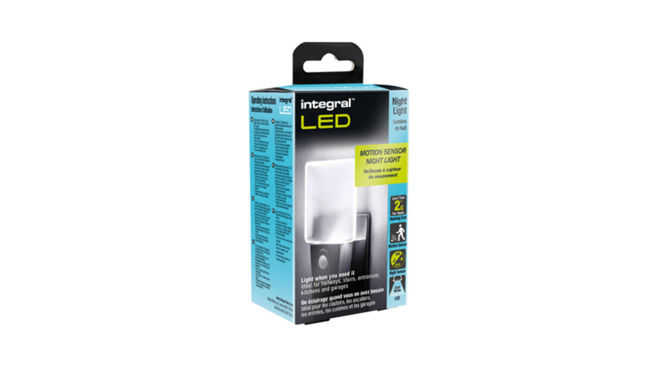 Led nachtlamp Integral 4000K koel wit 0.5W 220V 7lumen sensor