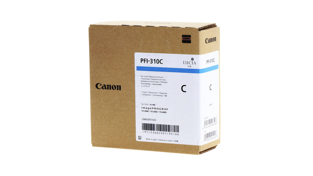 Inktcartridge Canon PFI-310 blauw