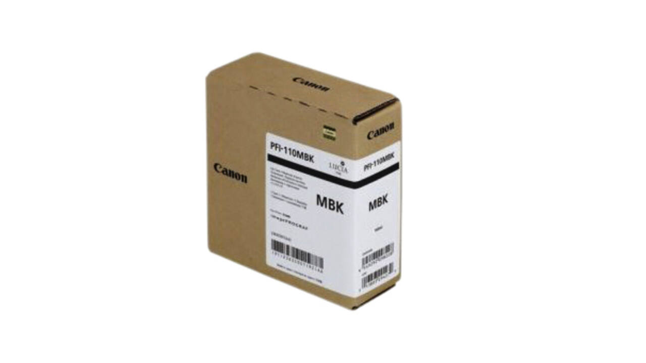 Inktcartridge Canon PFI-110 mat zwart