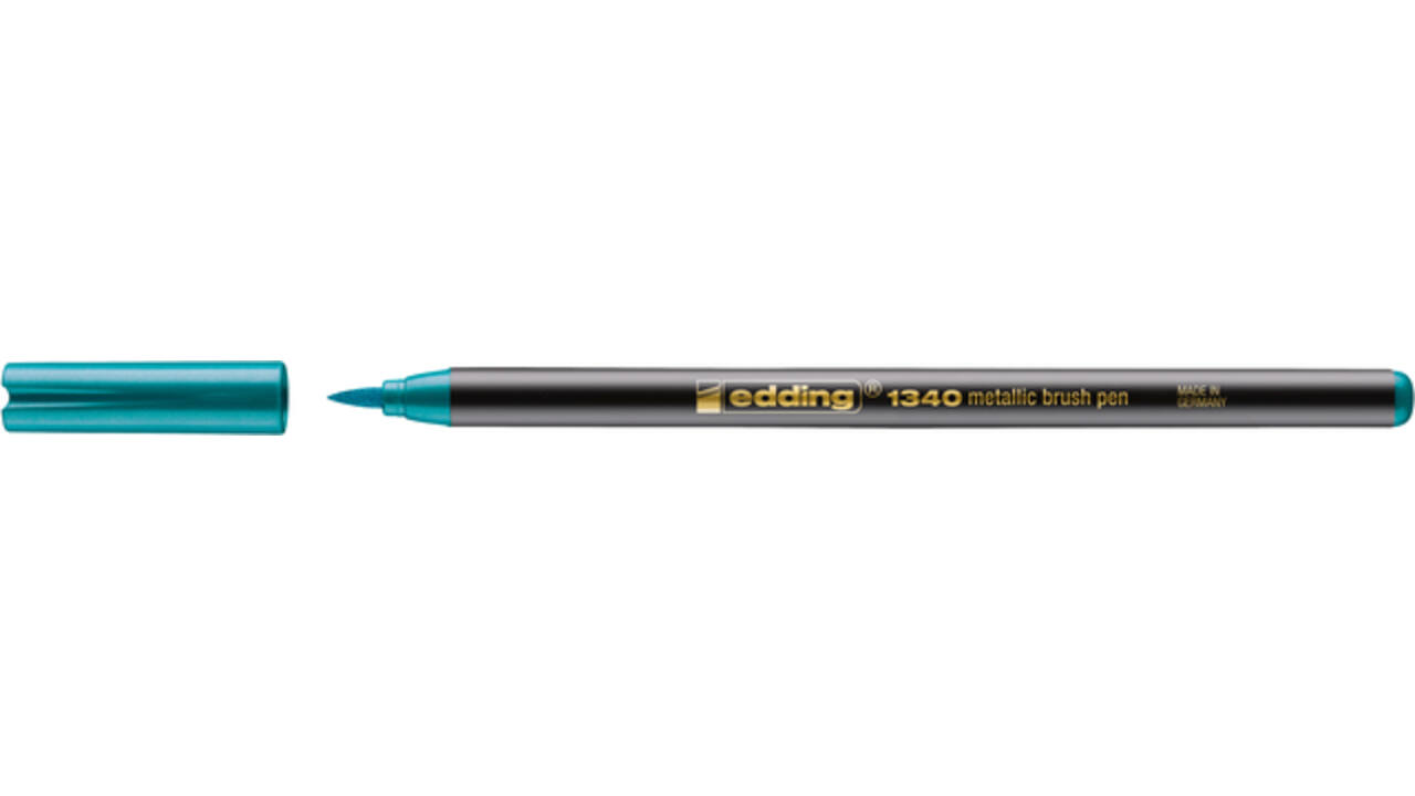 Brushpen edding 1340 metallic groen