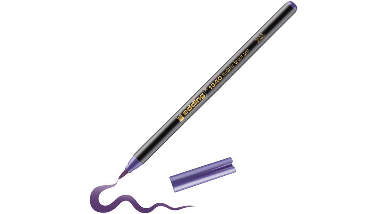 Brushpen edding 1340 metallic violet