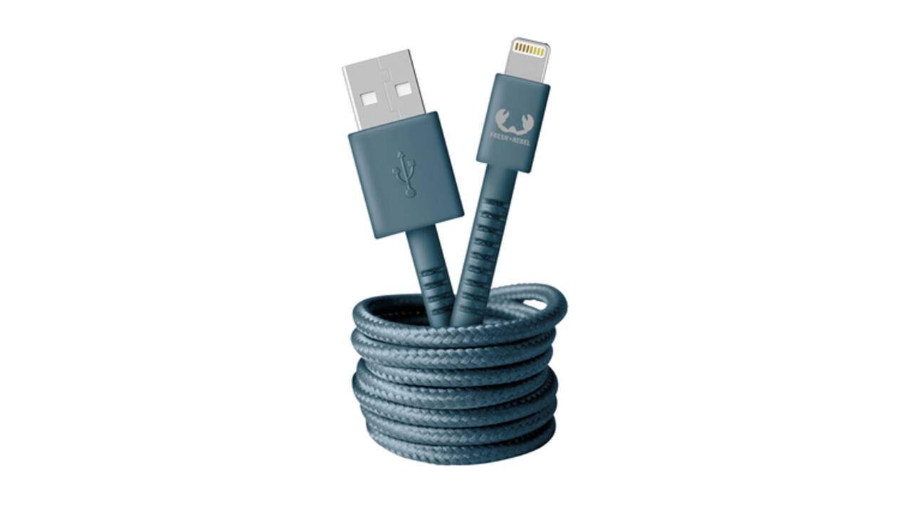 Cable Fresh n Rebel USB - Apple Lightn  2.0m Dive Blue