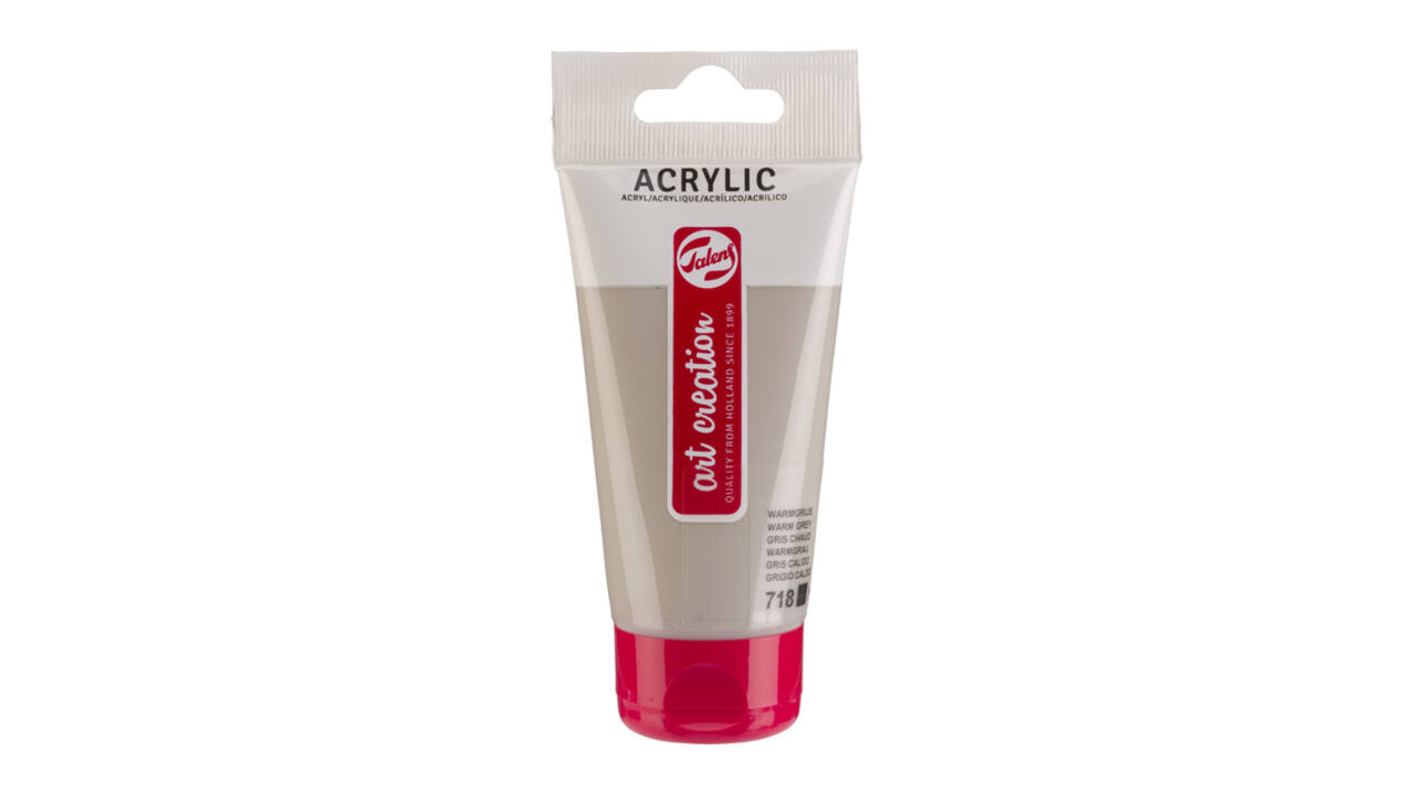 Acrylverf Talens Art Creation 718 warmgrijs tube à 75ml