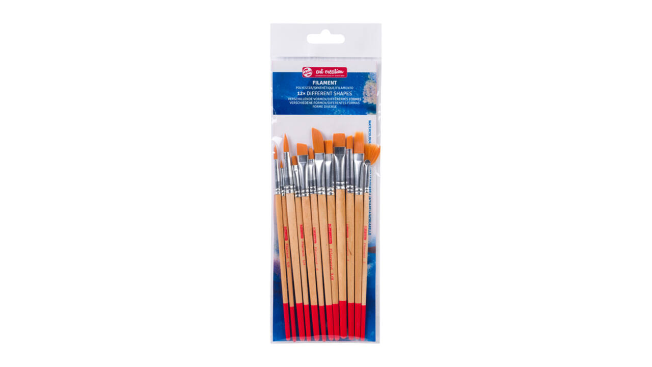 Penseel Talens Art Creation filament 12 stuks S