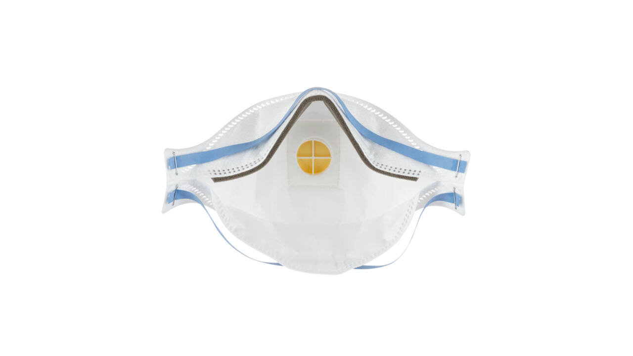 Stofmasker 3M Aura voor schuren 9322+ FFP2 met ventiel 5 stuks
