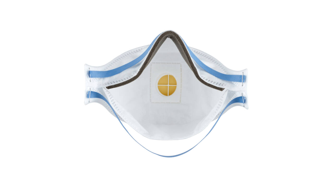 Stofmasker 3M Aura voor schuren 9322 FFP2 met ventiel 2 stuks