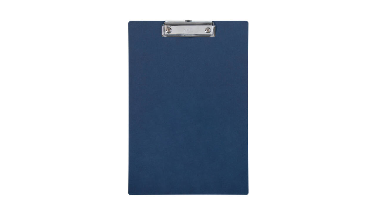 Klembord MAULbalance A4 staand versterkt 3mm karton blauw