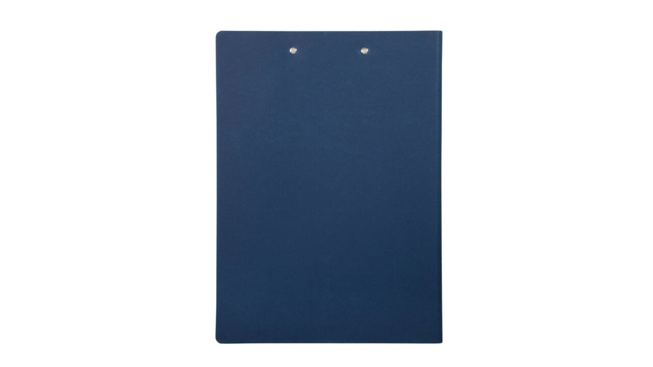 Klembordmap MAULbalance A4 versterkt karton rug 8mm blauw