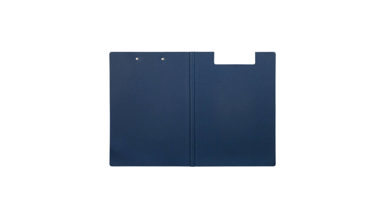 Klembordmap MAULbalance A4 versterkt karton rug 8mm blauw