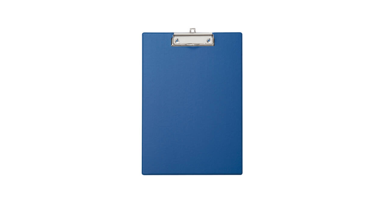 Klembord MAULpoly A4 staand PP-folie blauw