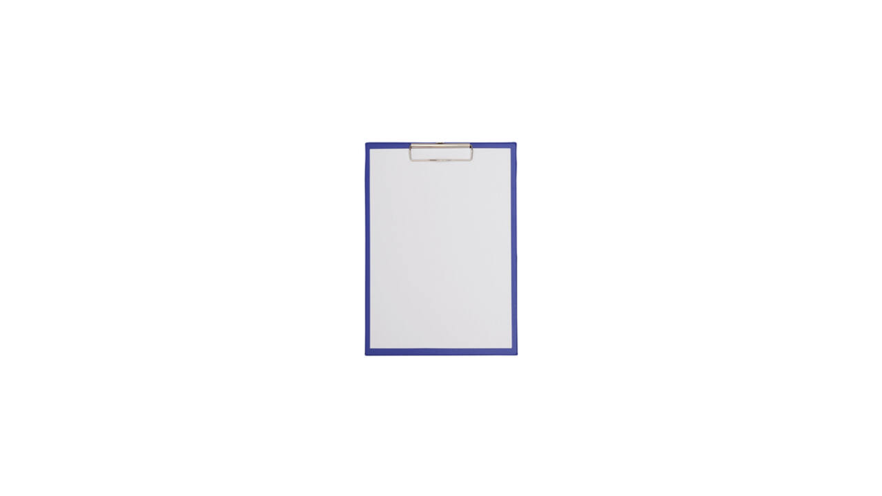 Klembord MAULpoly A4 staand PP-folie blauw