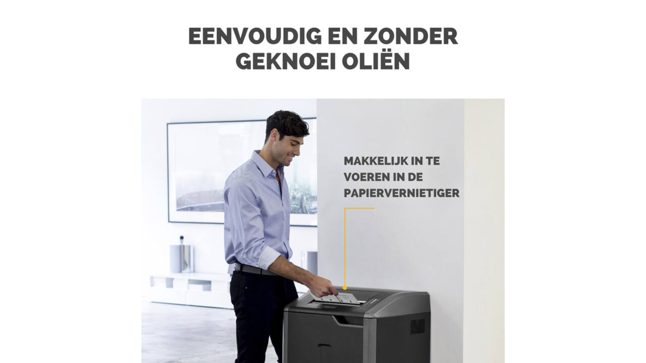 Olievellen voor papiervernietiger Fellowes Powershred Performance+ 10 vel