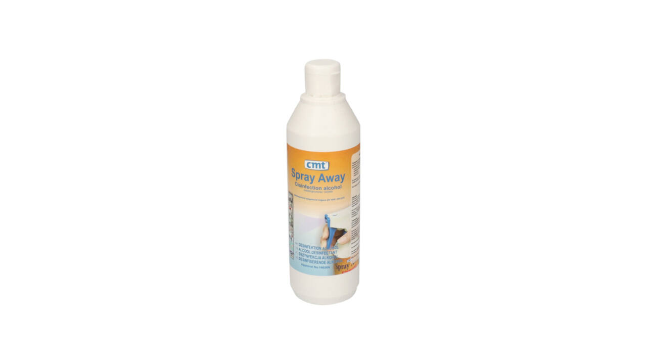 Desinfectie CMT Spray-Away alcohol 500ml exclusief verstuiver