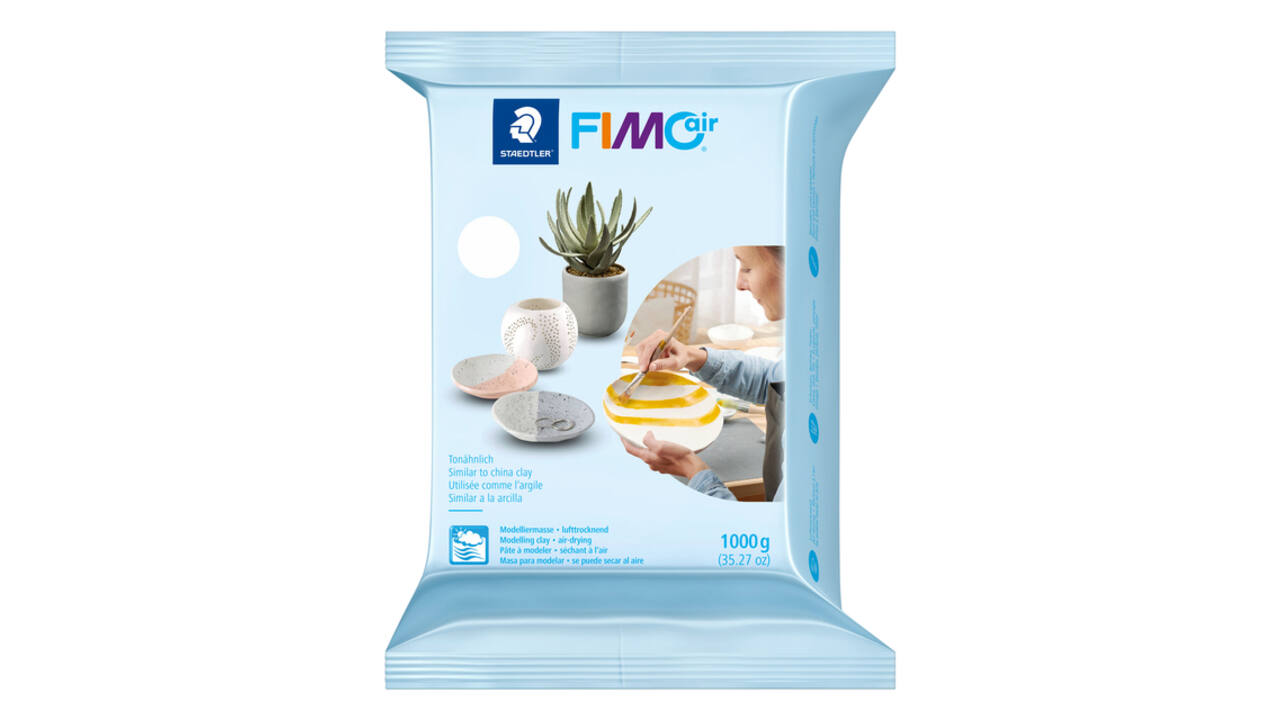 Boetseerklei Staedtler Fimo air 8101 1000 gram wit