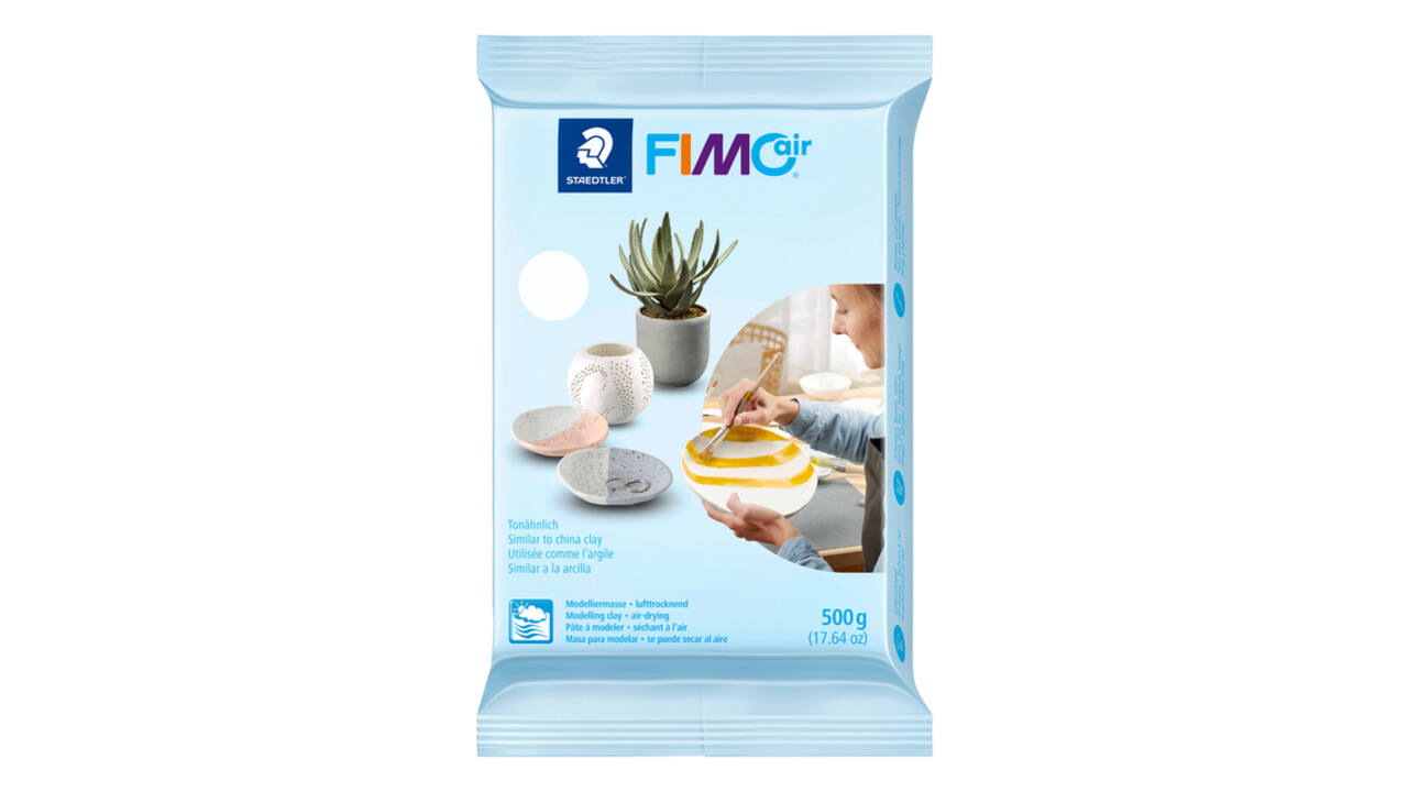 Boetseerklei Staedtler Fimo air 8100 500 gram wit