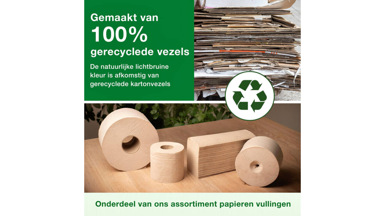 Handdoek Tork H2 Xpress Advanced multifold 2-laags 213x240mm 21x180 vel naturel 130299