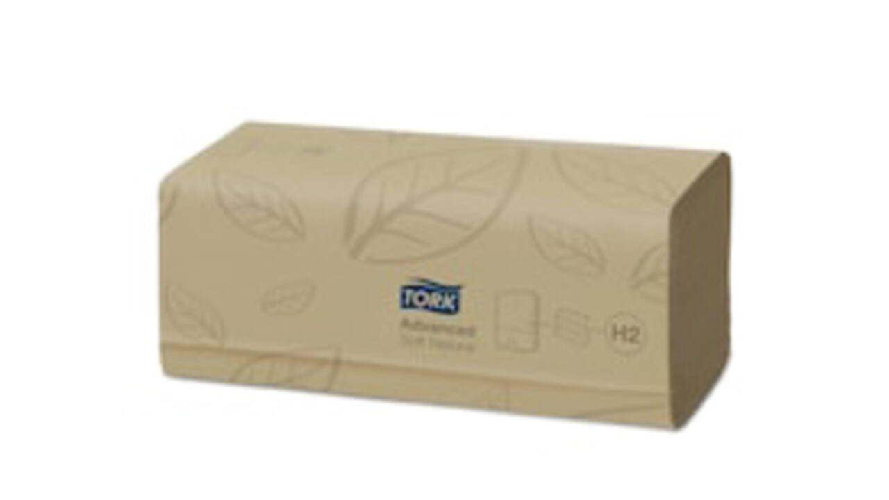 Handdoek Tork H2 Xpress Advanced multifold 2-laags 213x240mm 21x180 vel naturel 130299