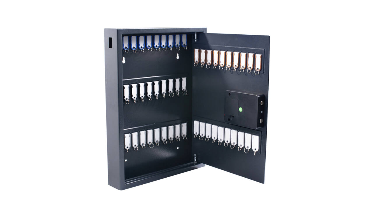 Sleutelkast Pavo High security Magnettag 50 haken 575x450x77mm