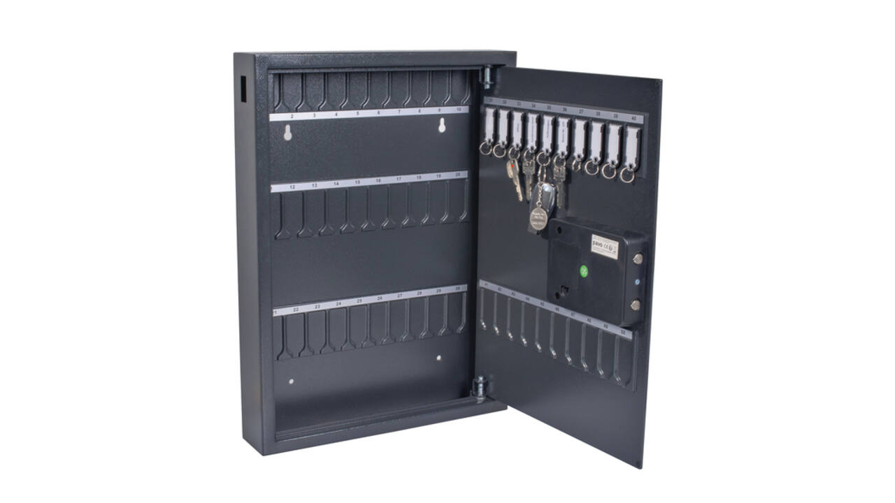 Sleutelkast Pavo High security Magnettag 50 haken 575x450x77mm