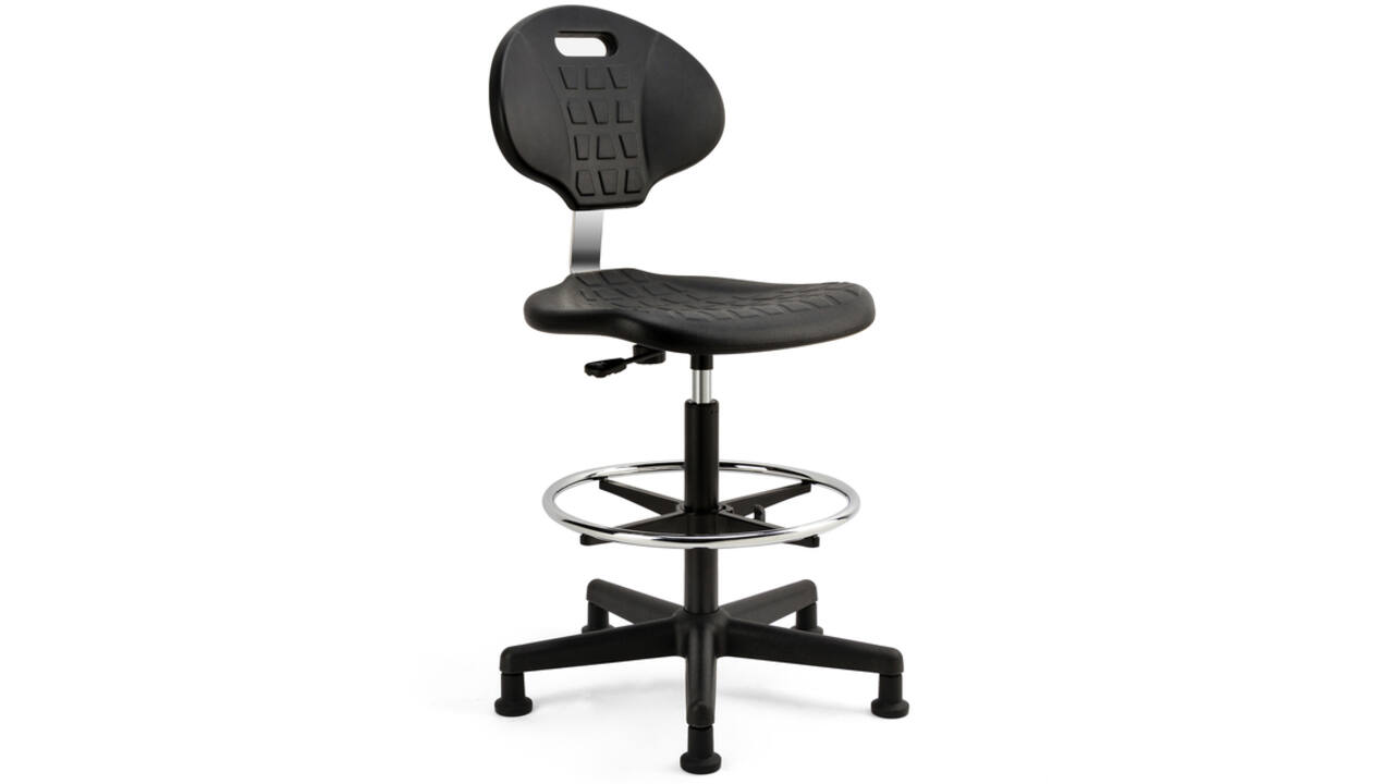 Werkstoel Euroseats Tarente Large zwart