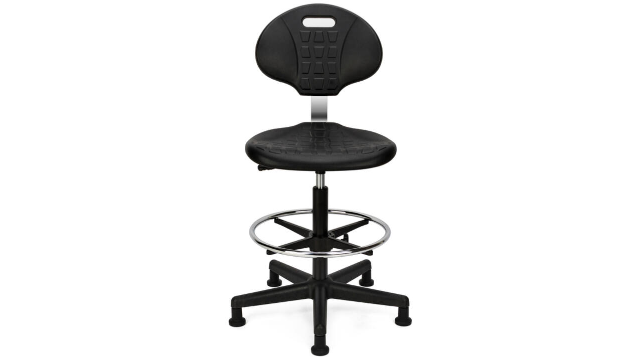 Werkstoel Euroseats Tarente Large zwart