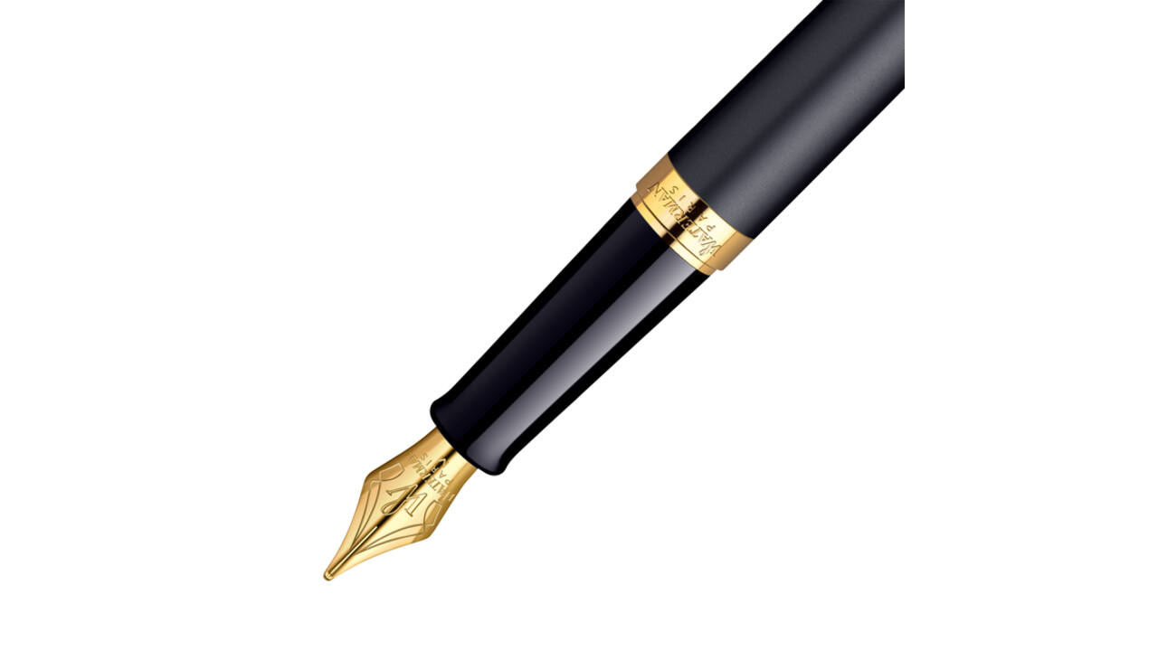 Vulpen Waterman Hémisphère matt black GT medium