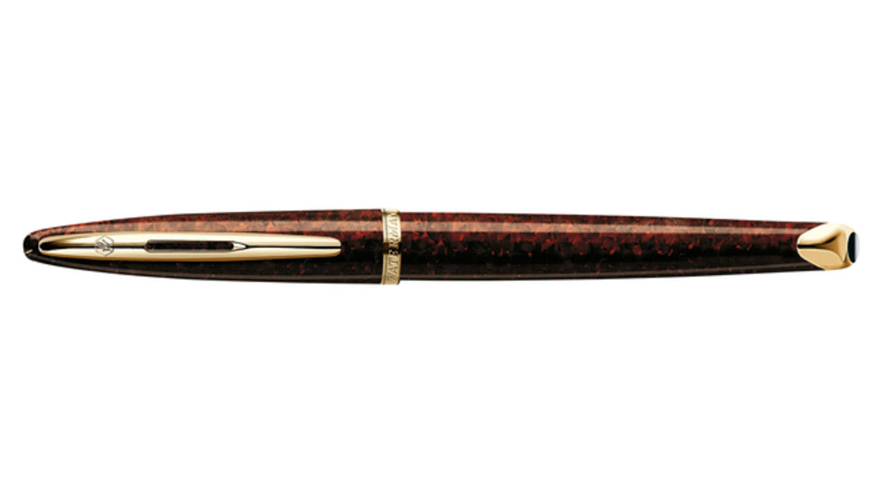 Vulpen Waterman Carène Marine amber GT medium