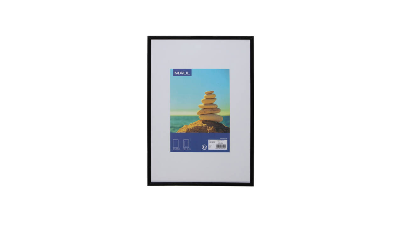 Fotolijst MAUL art 21x30cm kunststof frame zwart