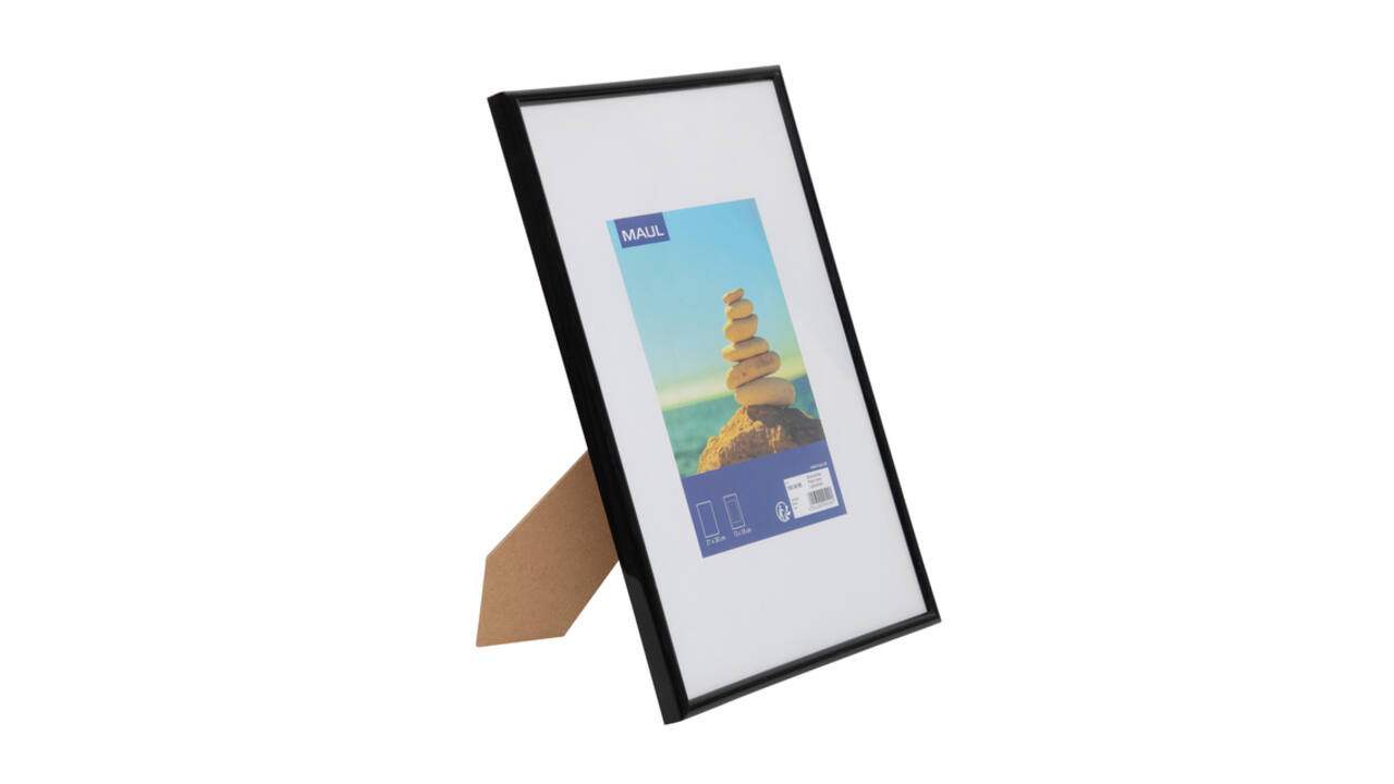 Fotolijst MAUL art 21x30cm kunststof frame zwart
