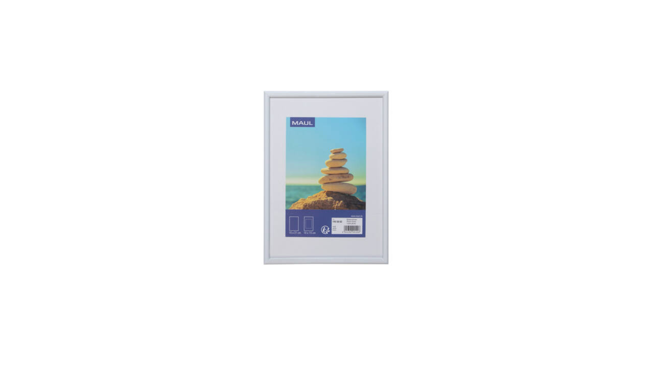 Fotolijst MAUL art 15x21cm kunststof frame wit