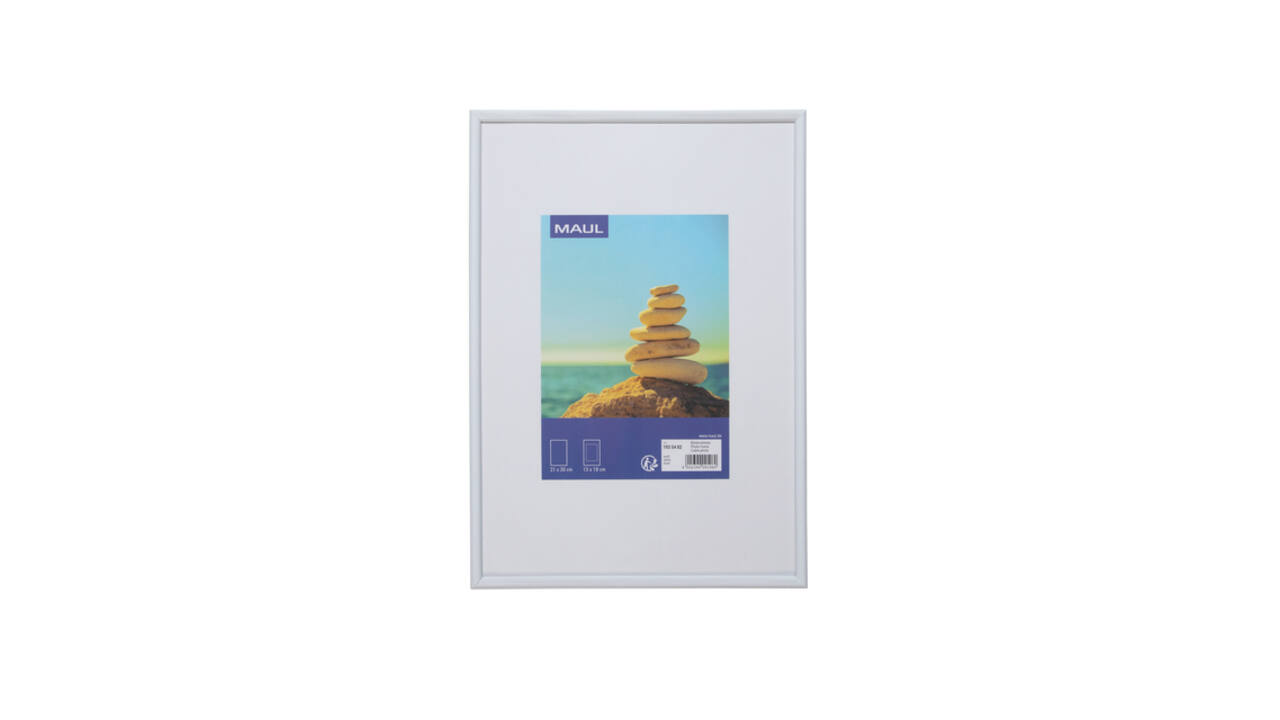 Fotolijst MAUL art 21x30cm kunststof frame wit