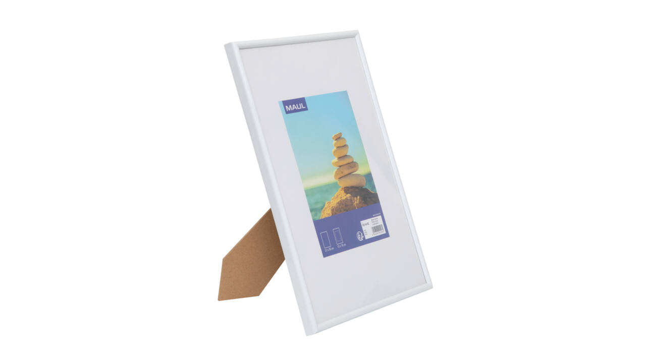 Fotolijst MAUL art 21x30cm kunststof frame wit