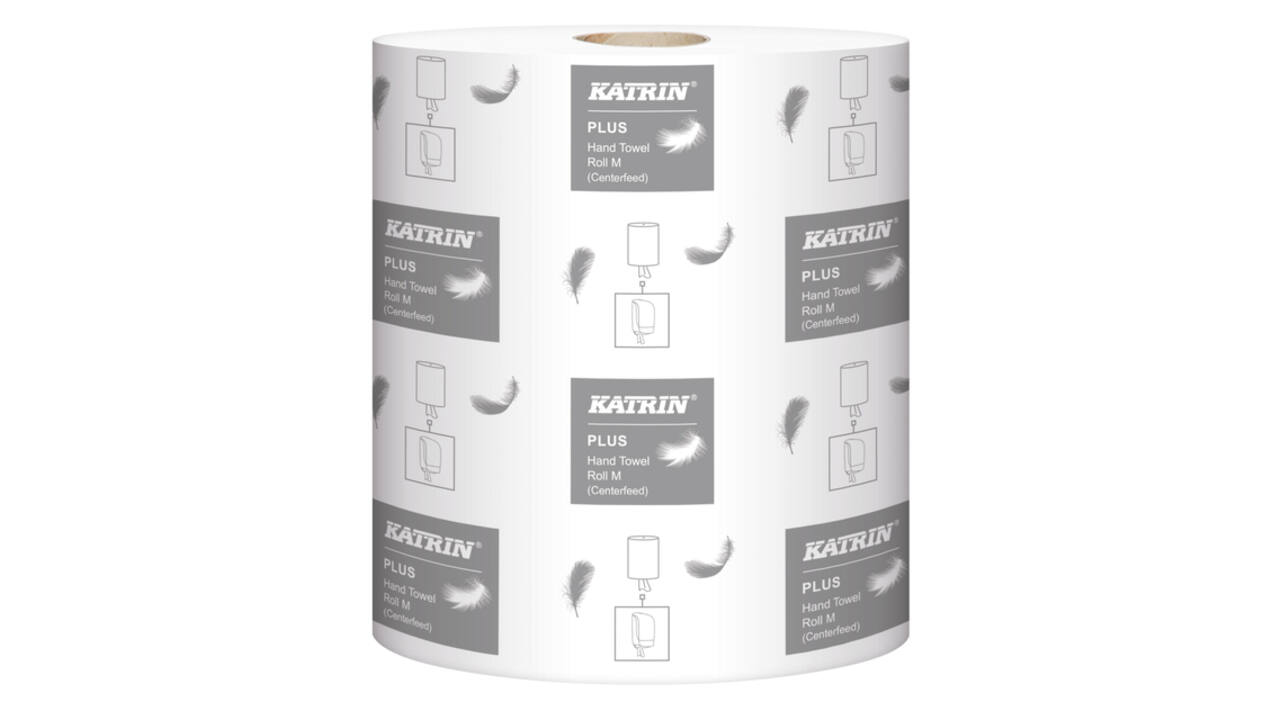 Poetspapier Katrin Plus medium 1-laags 870 vel wit 64403