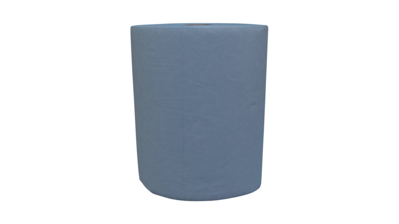 Poetspapier Katrin Industrial groot 2-laags 500 vel blauw 481108