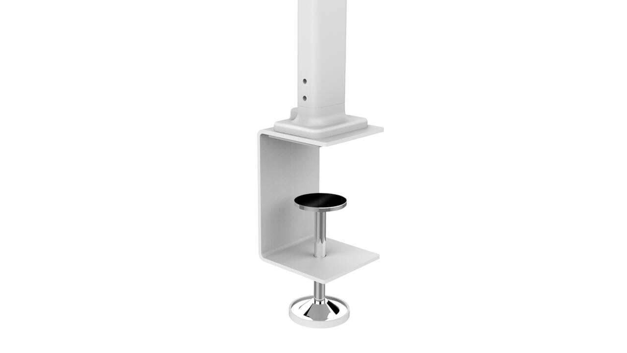 Bureaulamp Unilux Strata led tafelklem wit