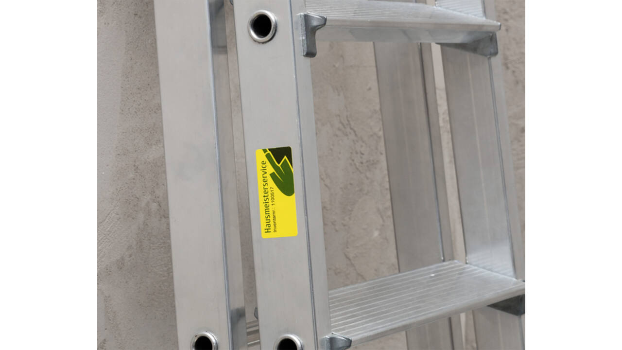 Etiket Avery L6111-20 210x297mm geel 20 stuks