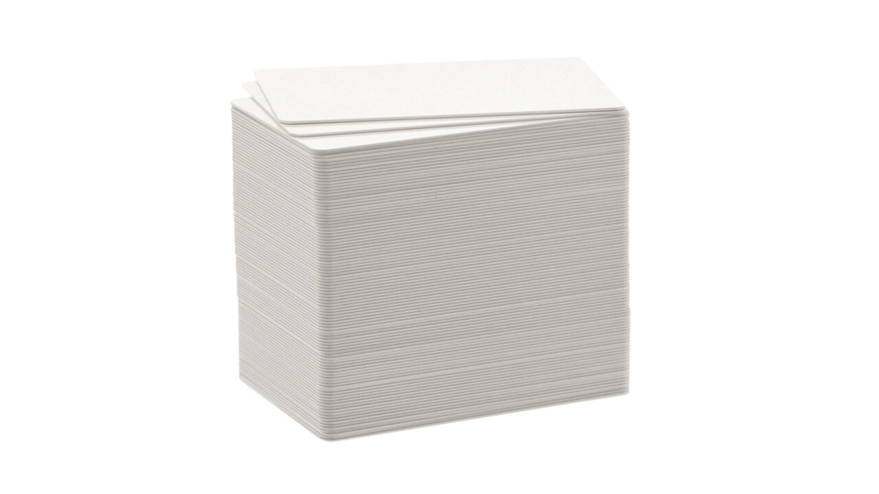Kunststof kaarten Duracard 0,76mm 100 stuks
