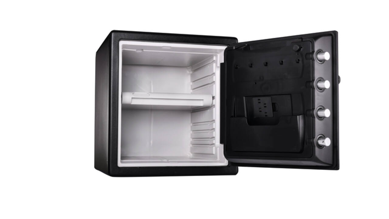 Kluis MasterLock brandvrij en waterdicht electronisch combi-slot XL zwart ZA43