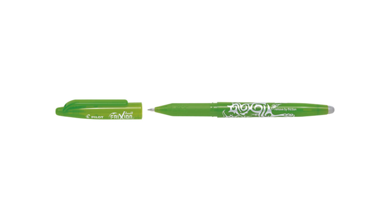 Rollerpen PILOT friXion medium lichtgroen blister à 1 stuk