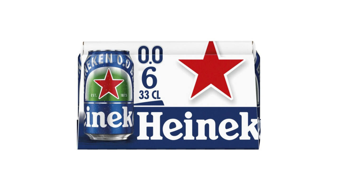 Bier Heineken 0.0% blik 330ml