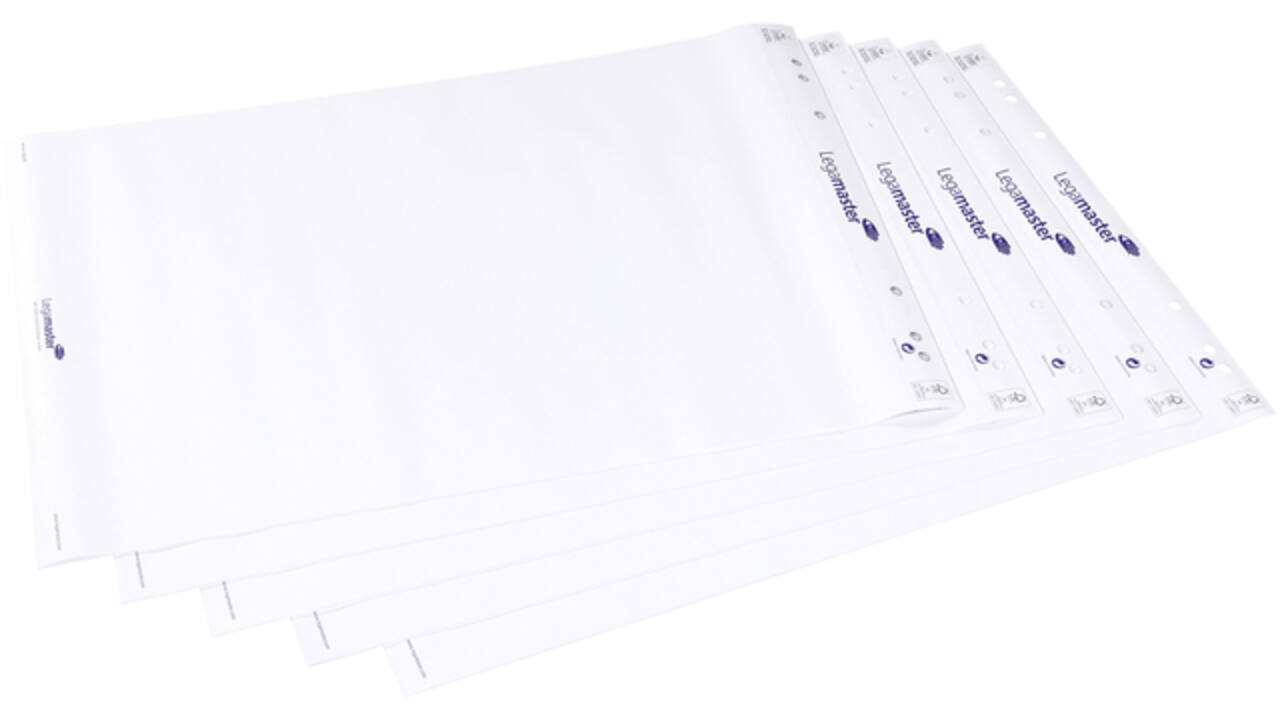 Flipoverpapier Legamaster blanco 20vel 5stuks