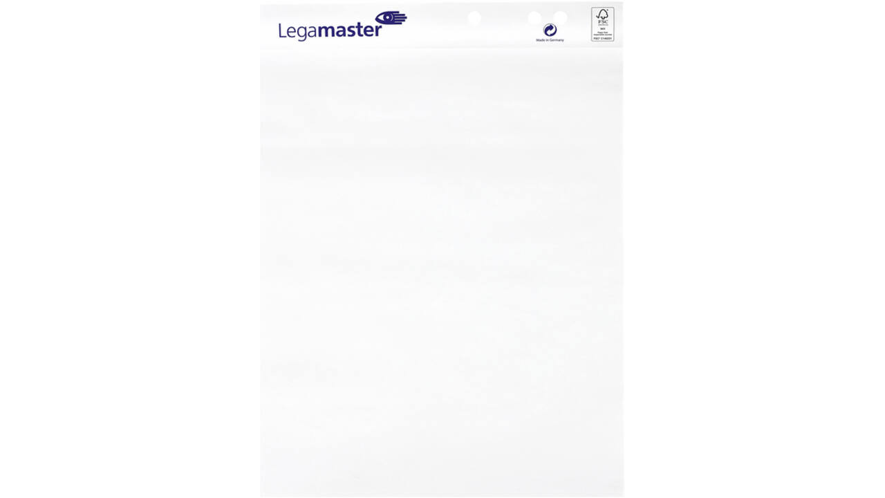 Flipoverpapier Legamaster blanco 20vel 5stuks